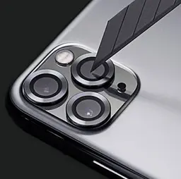 Захисне скло на камеру DK Lens Metal Ring Eagle Eye для Apple iPhone 11 Pro 015724 black - мініатюра 4