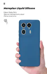 Чехол ArmorStandart ICON для Motorola Edge 50 Ultra Camera cover Blue (ARM77310) - мініатюра 7