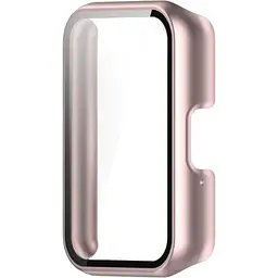 Чохол-накладка DK Пластик Soft-Touch Glass Full Cover Samsung Galaxy Fit3 (R390) (purple pink)