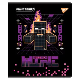 Зошит для записів А5 Yes Minecraft Black 12 аркушів в клітку (767495) - мініатюра 4