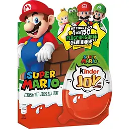 Яйце шоколадне Kinder Joy Super Mario Набір 4x20 г