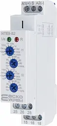 Реле часу асиметричного циклу NTE9‑S2 AC/DC 12‑240V АСКО‑УКРЕМ (A0010240008) - мініатюра 2