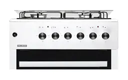 Плита комбінована Milano ML60 E40+біла - мініатюра 4