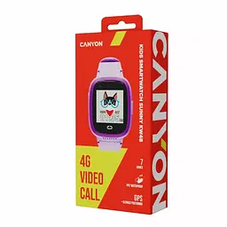 Смарт-годинник Canyon Sunny KW-48 Video 4G GPS Games Music Violet (CNE-KW48VL) - мініатюра 6