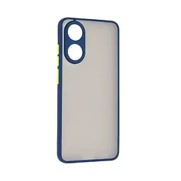 Чехол-накладка для OPPO A78 4G, Frosted Matte, синий, противоударный чехол с защитой всего корпуса, термополиуретан TPU + поликарбонат PC, ArmorStandart (ARM72408)