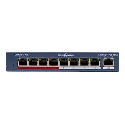 Комутатор мережевий POE GV-018-AI-8+1PG - мініатюра 3