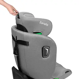 Автокрісло Lionelo Brave I-Size Grey Stone 40-150 см (LO-BRAVE I-SIZE GREY STONE) - мініатюра 11