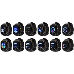 Дитячий водонепроникний смарт-годинник AmiGo GO005 4G WIFI Thermometer Black [59321] - мініатюра 5