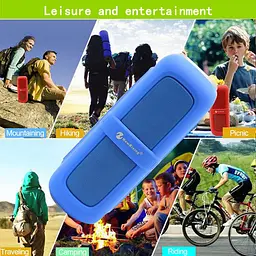 Bluetooth колонка NewRixing NR-2018 водонепроникна з FM-радіо - мініатюра 4