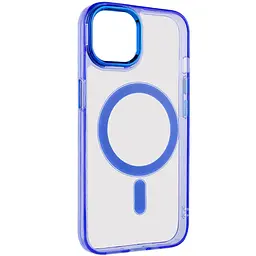 Чохол TPU Iris with MagSafe для Apple iPhone 12 Pro Max (6.7) Синій - мініатюра 2