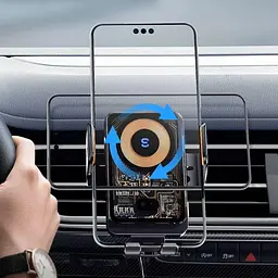 Автотримач з бездротовою зарядкою ESSAGER Junyi 15W EZJWX-JY01-Z - мініатюра 3