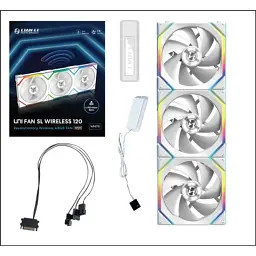 Кулер до корпусу Lian Li Uni Fan SL WIRELESS 120-3, White (G99.12SL1W3W.00) - мініатюра 8