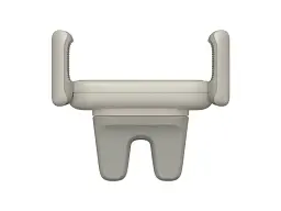 Автомобільний тримач BASEUS Steel Cannon 2 Air Outlet Car Mount Creamy/White (SUGP000002) - мініатюра 3