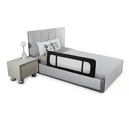 Захисна бар'єрка для ліжка Kinderkraft Guard and Dream Black (KAGUDR00BLK0000) - мініатюра 5