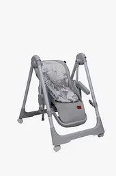 Стілець-гойдалка для годування дитини 2 в 1 VELANO Nomi, light grey - мініатюра 7
