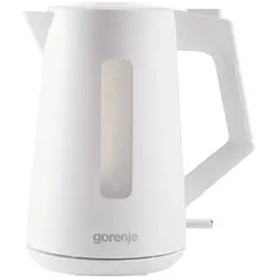 Gorenje Електрочайник 1.7 л, Strix контроль, білий матовий