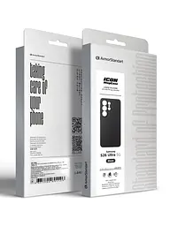Силиконовый чехол с MagSafe для Samsung Galaxy S26 Ultra 5G, ICON2 MagCase, черный, противоударный, панель с мягкой подкладкой, защита всего корпуса, поддержка беспроводной зарядки, совместим с защитными стеклами и пленками, ArmorStandart (ARM88791) - мініатюра 10
