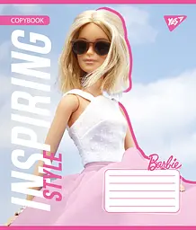 Набір зошитів Yes Barbie А5 в косу лінію 12 аркушів 25 шт. (767208) - мініатюра 2