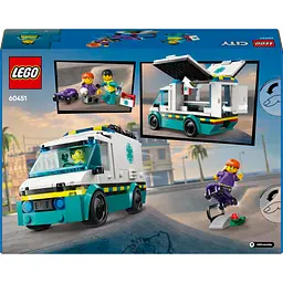 Конструктор LEGO City Швидка допомога 184 деталі (60451) - мініатюра 2