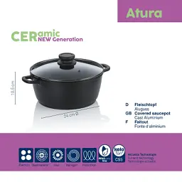 Каструля Kela Atura, з кришкою 24 см, 3.2 л (15171) - мініатюра 4