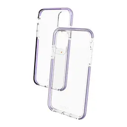 Протиударний прозорий чохол GEAR4 Piccadilly D3O з антимікробним покриттям для iPhone 11 Pro Max (6.5") Violet + Transparent - мініатюра 2