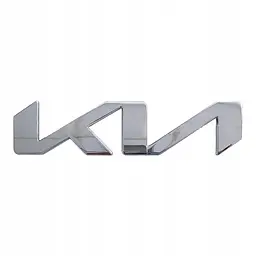 Емблема напис Kia NEW Хром 170x40 мм металева на скотчі (заводська)