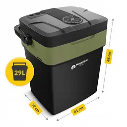 Холодильник туристичний Mountain Goat 29 л електричний, переносний Black/Olive (P-5905973405133) - мініатюра 9