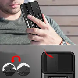 Чохол до мобільного телефона BeCover Military Poco F5 Pro Black (709997) - мініатюра 5