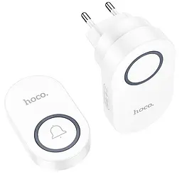 Дверний дзвінок Hoco HI25 Neon Bell White - мініатюра 2