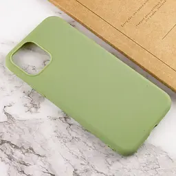 Силіконовий чохол Candy для Apple iPhone 14 Plus (6.7) Фісташковий - мініатюра 4