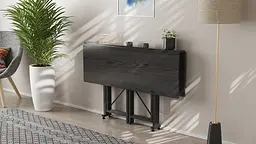 Стіл-книга трансформер Спайдер Ferrum-decor 750x1150x880 Чорний метал ДСП Сосна Кембра 16 мм (FRD-105090) - мініатюра 9