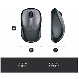 Миша комп'ютерна Logitech M235 Wireless Colt Glossy (910-003146, 910-007129) - мініатюра 2