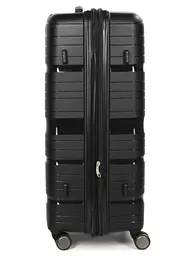 Валіза велика L поліпропілен Worldline Airtex 283 74,5×49×32см 120л Чорний - мініатюра 7