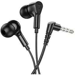 Навушники Hoco Ingenious universal earphones with microphone M102 90 градусів штекер білі - мініатюра 5