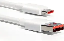 Кабель USB Type-C Xiaomi 6 A (BHR 6032 GL) white 1 m UA UCRF - мініатюра 3
