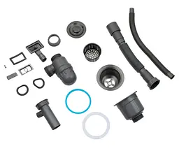 Кухонна мийка Kroner KRP Schwarze - 5050HM PVD (3,0/1,0 мм) (CV022793) - мініатюра 11