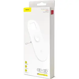 Бездротовий зарядний пристрій Baseus Smart 3 в 1 (Phone + Watch + Pods) 18W WX3IN1-C02 White - мініатюра 4