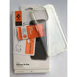 Оригінальний прозорий силіконовий чохол Spigen Liquid Crystal Flex для iPhone 14 Pro Crystal ACS04663 - мініатюра 5