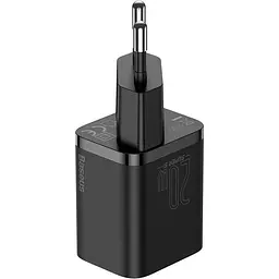 Зарядний пристрій Baseus Super Si Quick Charger 1C 20W EU black (CCSUP-B01) - мініатюра 3
