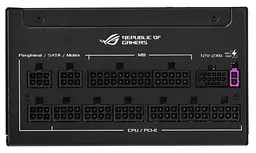 Блок живлення Asus ROG Strix 1000W Platinum ROG Equalizer (90YE00W7-B0NA00) - мініатюра 7