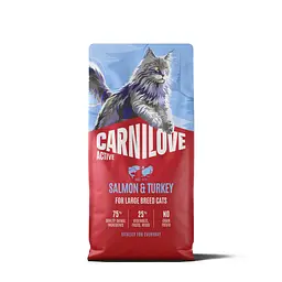 Сухий корм для котів великих порід Carnilove Active Salmon & Turkey Large Breed суперпреміум лосось та індичка 6 кг