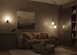 Підвісний світильник MJ-Light FARO 180 BK 16009 - мініатюра 3