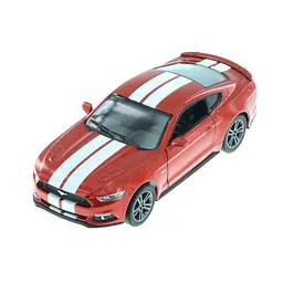 Дитяча модель машинки Ford Mustang GT (2015) Kinsmart KT5386FW, 1:38 Red Metallic