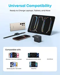 Мережевий зарядний пристрій Anker Charger 70W, 3xUSB-C, 1xUSB-A, Чорний (A121CG11) - мініатюра 10