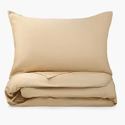 Простирадло MBM HOME Досвітня тиша 240x260 см бежеве (BL-FS-70 WARM PEBBLE) - мініатюра 4