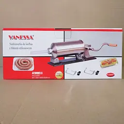 Шприц ковбасний горизонтальний на 4 кг. Vanessa KY-2008PA - мініатюра 2