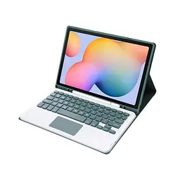Чохол-книжка BeCover з бездротовою клавіатурою для Samsung Galaxy Tab S6 Lite 10.4 P610/P613/P615/P619 Dark Green (712363) - мініатюра 2