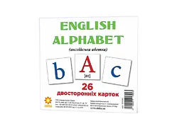 Картки Міні Англійська абетка 110Х110 мм. 101693 - мініатюра 2