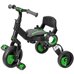 Триколісний велосипед Galileo Strollcycle Black зелений (GB-1002-G) - мініатюра 4