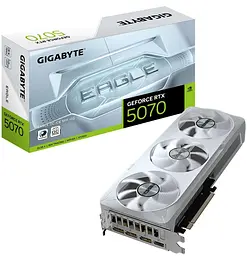 Відеокарта GIGABYTE RTX 5070 12GB EAGLE OC ICE SFF (GV-N5070EAGLEOC ICE-12GD) (GDDR7, 192 bit, PCI-E v5.0 x16) - мініатюра 10